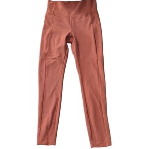 Rei Orange Leggings With Pockets Size Small